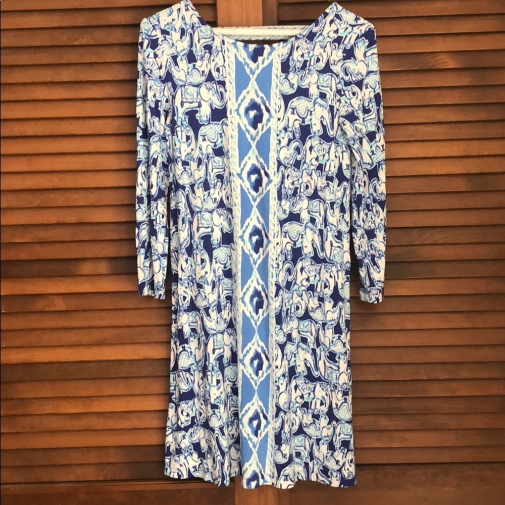 BARELY WORN Lilly Pulitzer Elephant Swing Dress